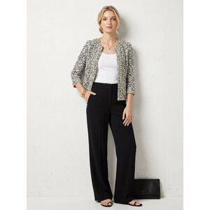 St. John Couture Amour Embellished Tweed Jacket Size 16